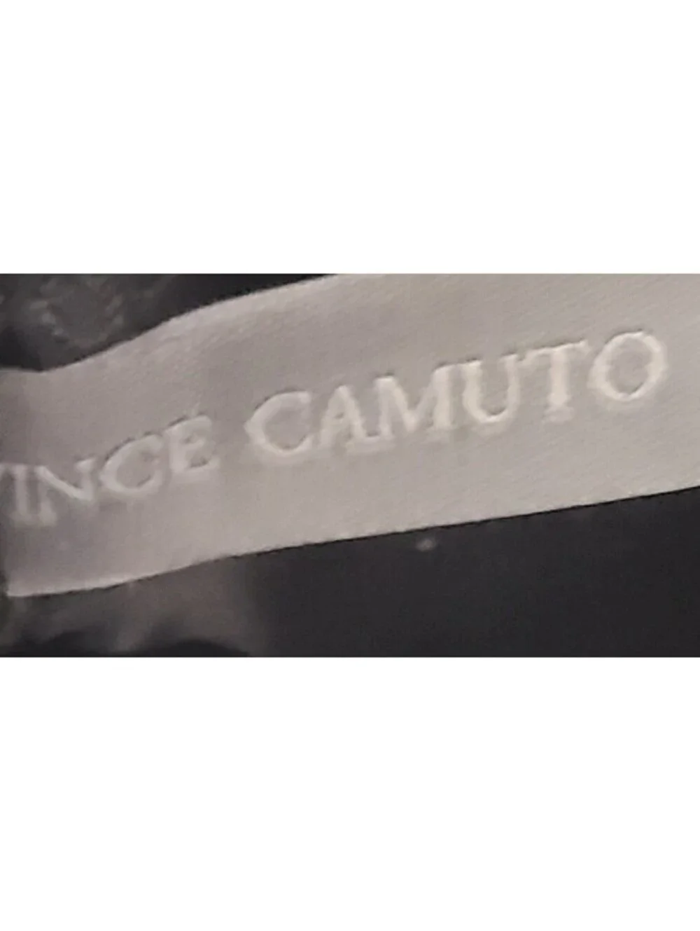 Vince Camuto Cosmetic Makeup Bag  White & Pink Geometric Diamonds Storage Pouch